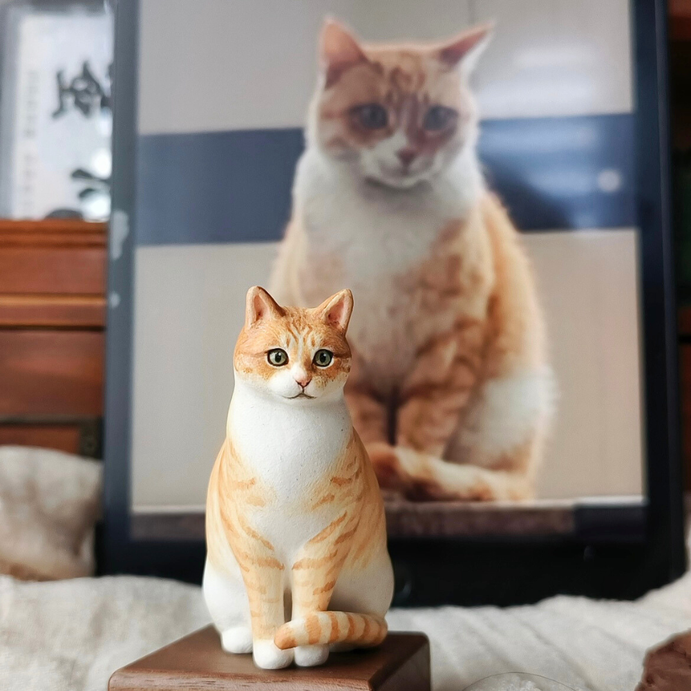 Custom Handmade Polymer Clay Pet Figurine