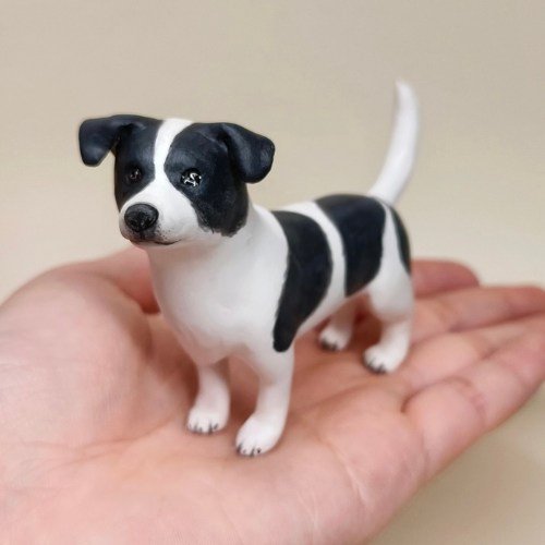 Custom Handmade Polymer Clay Pet Figurine – Realistic Replica from Your Photo