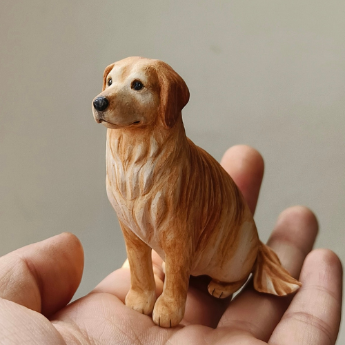 Custom Handmade Polymer Clay Pet Figurine – Realistic Replica from Your Photo