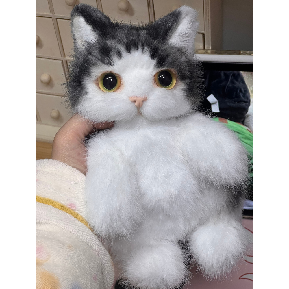 Custom Realistic Fluffy Pet Doll Plush – Exact Replica of Your Cat/Dog