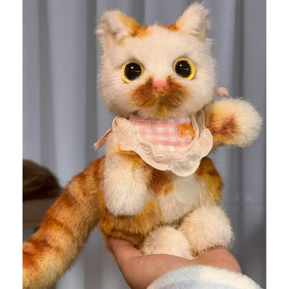Custom Realistic Fluffy Pet Doll Plush – Exact Replica of Your Cat/Dog