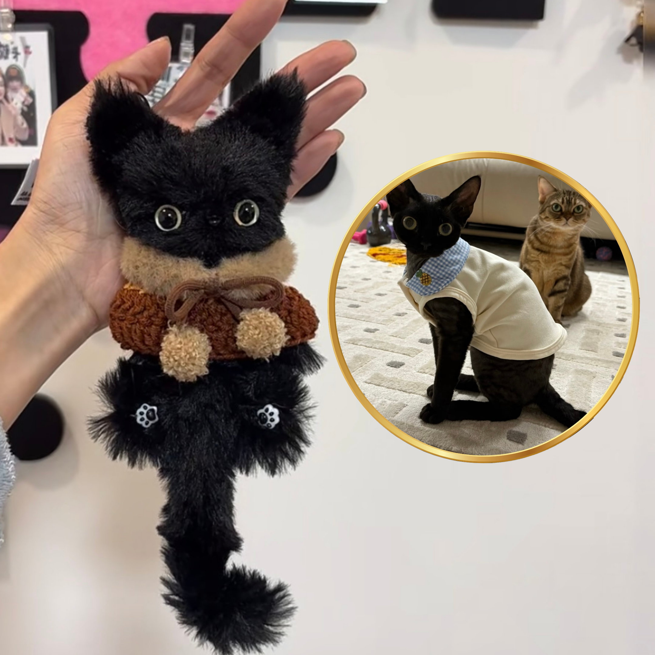Custom Pet Hanging Plush Doll