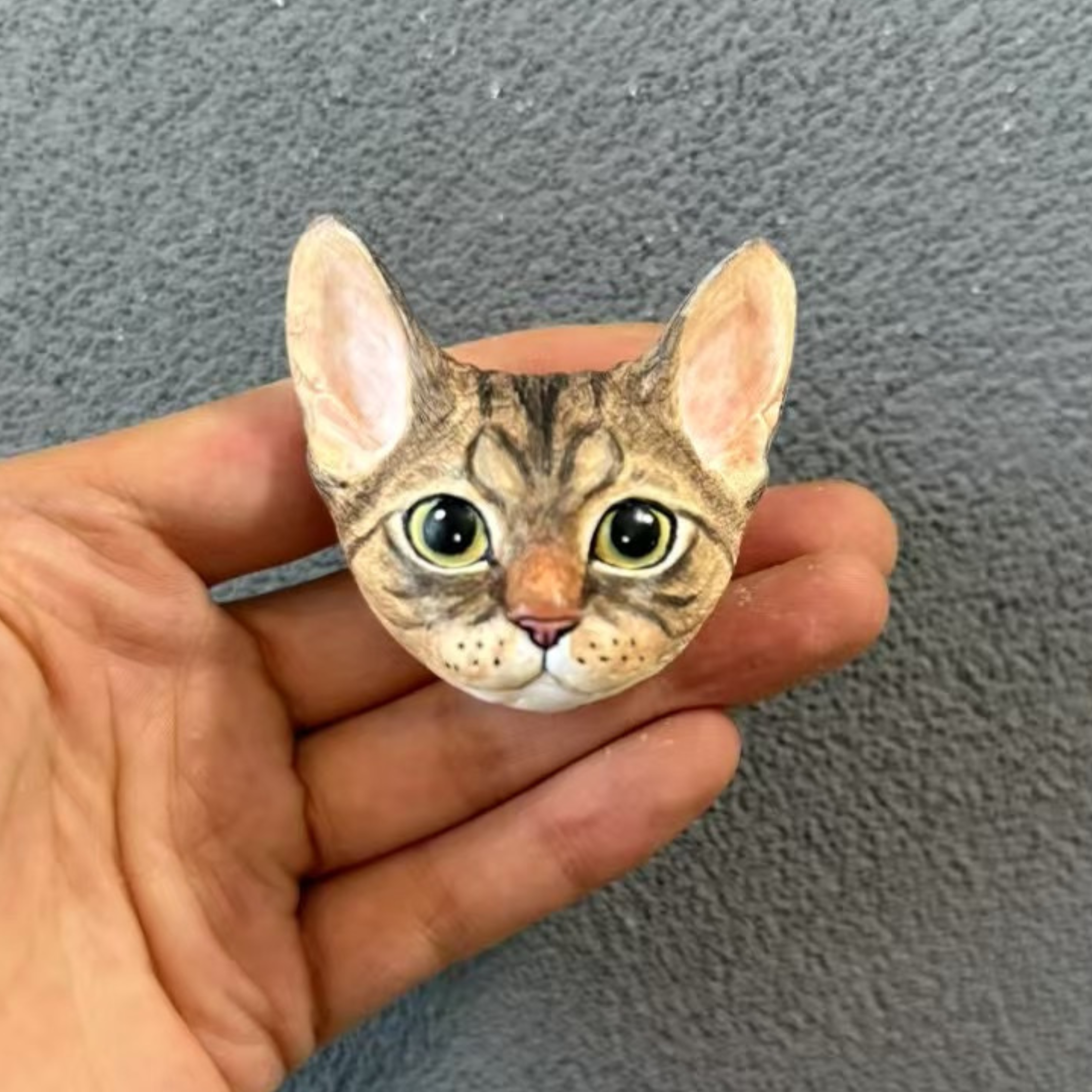 Pet portrait fridge magnet