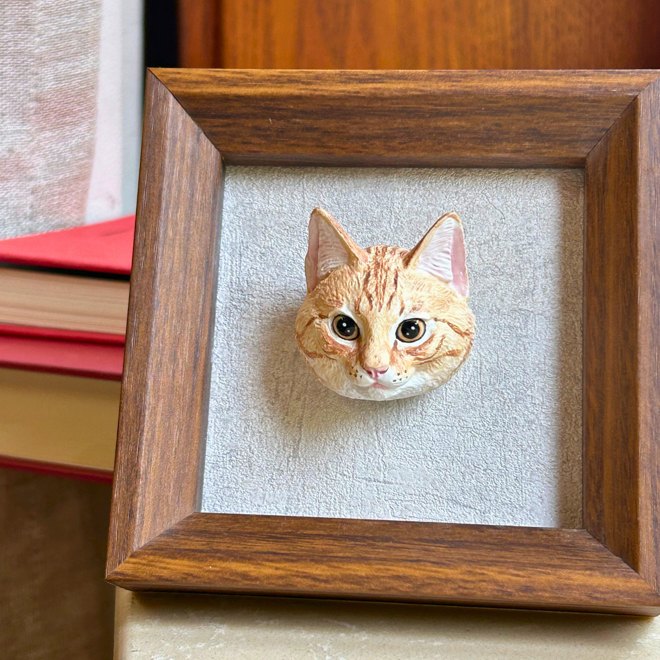 Pet portrait fridge magnet